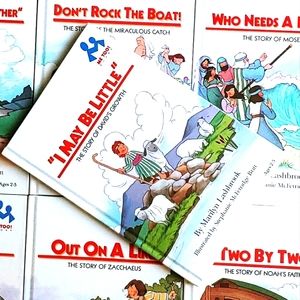 Children's Bible Story Books, Set of 10, Good to Very Good Condition